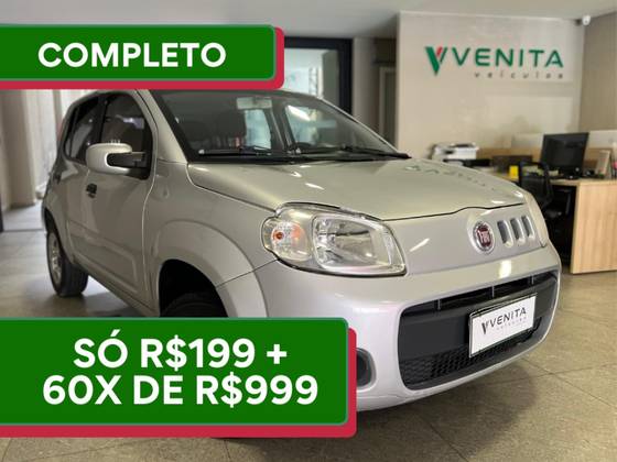 FIAT UNO 1.0 EVO VIVACE 8V FLEX 4P MANUAL FIAT UNO 1.0 EVO VIVACE 8V FLEX 4P MANUAL